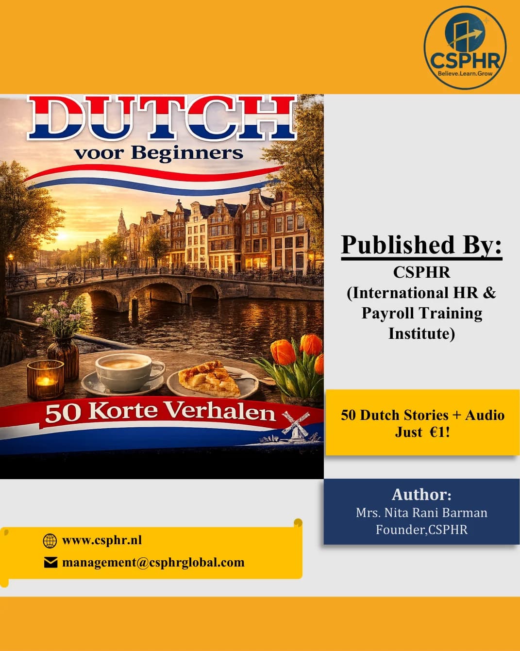 Dutch for Beginners – 50 Short Stories