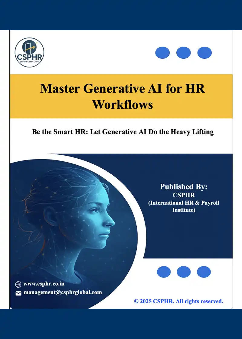 Master Generative AI for HR Workflows
